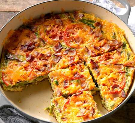 Bacon and Sausage Frittata – What's For Supper